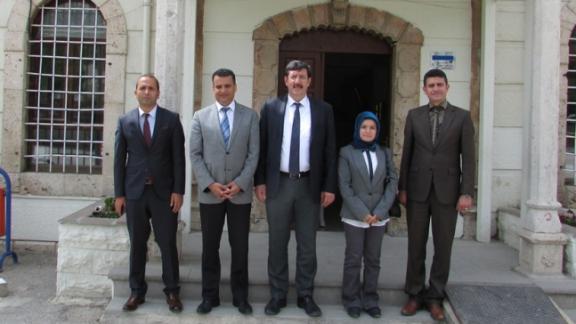 MEB Destek Hizmetleri Daire Başkanı Ercan Şen, İlçe Milli Eğitim Müdürüğünü Ziyaret Etti