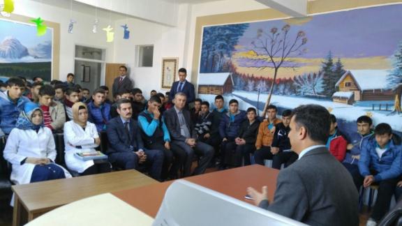 İlçe Milli Eğitim Müdürü Enver Yurtdaş Haymana Anadolu İmam Hatip Lisesini Ziyaret Etti